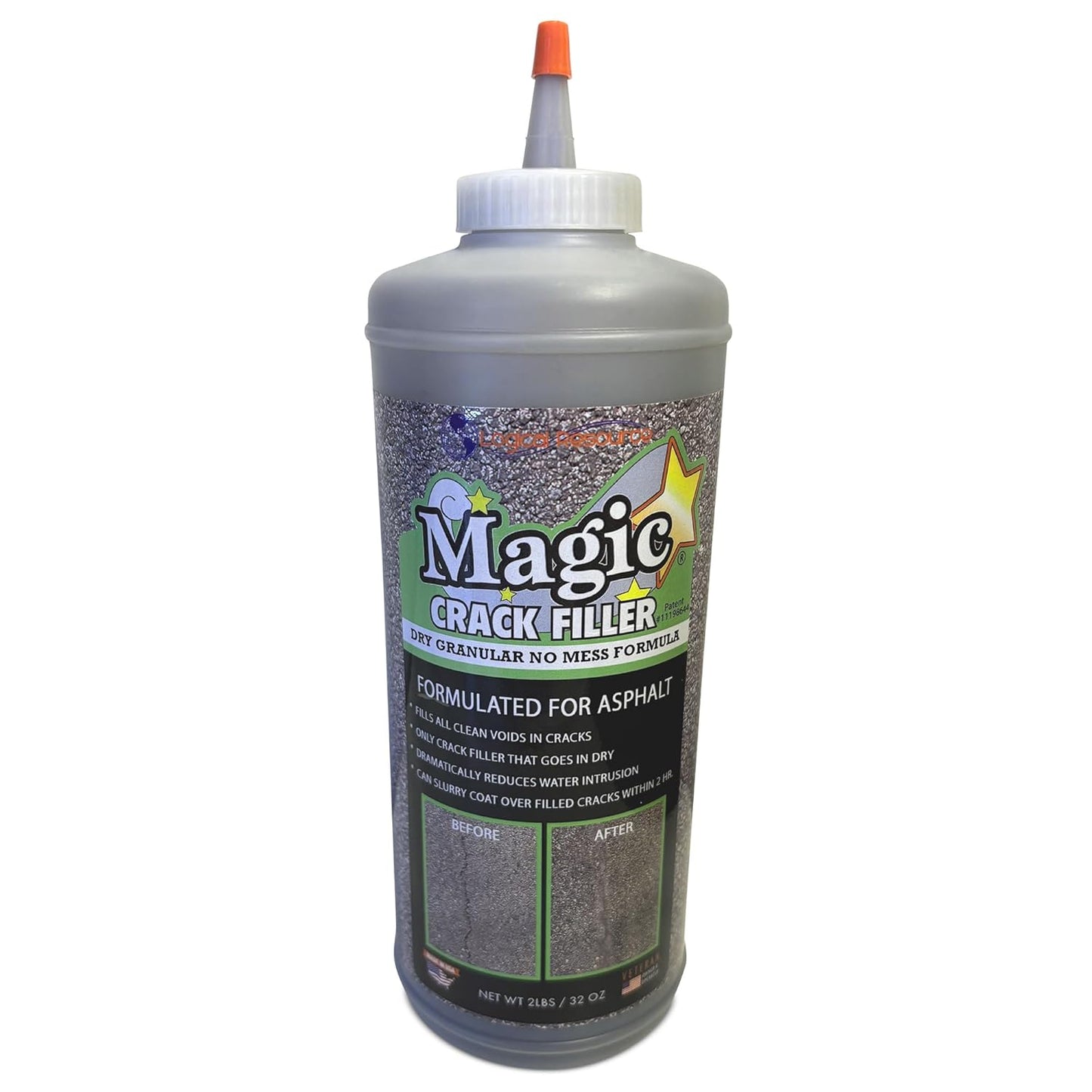 Magic Crack Filler for Asphalt Driveways - Easy DIY Solution