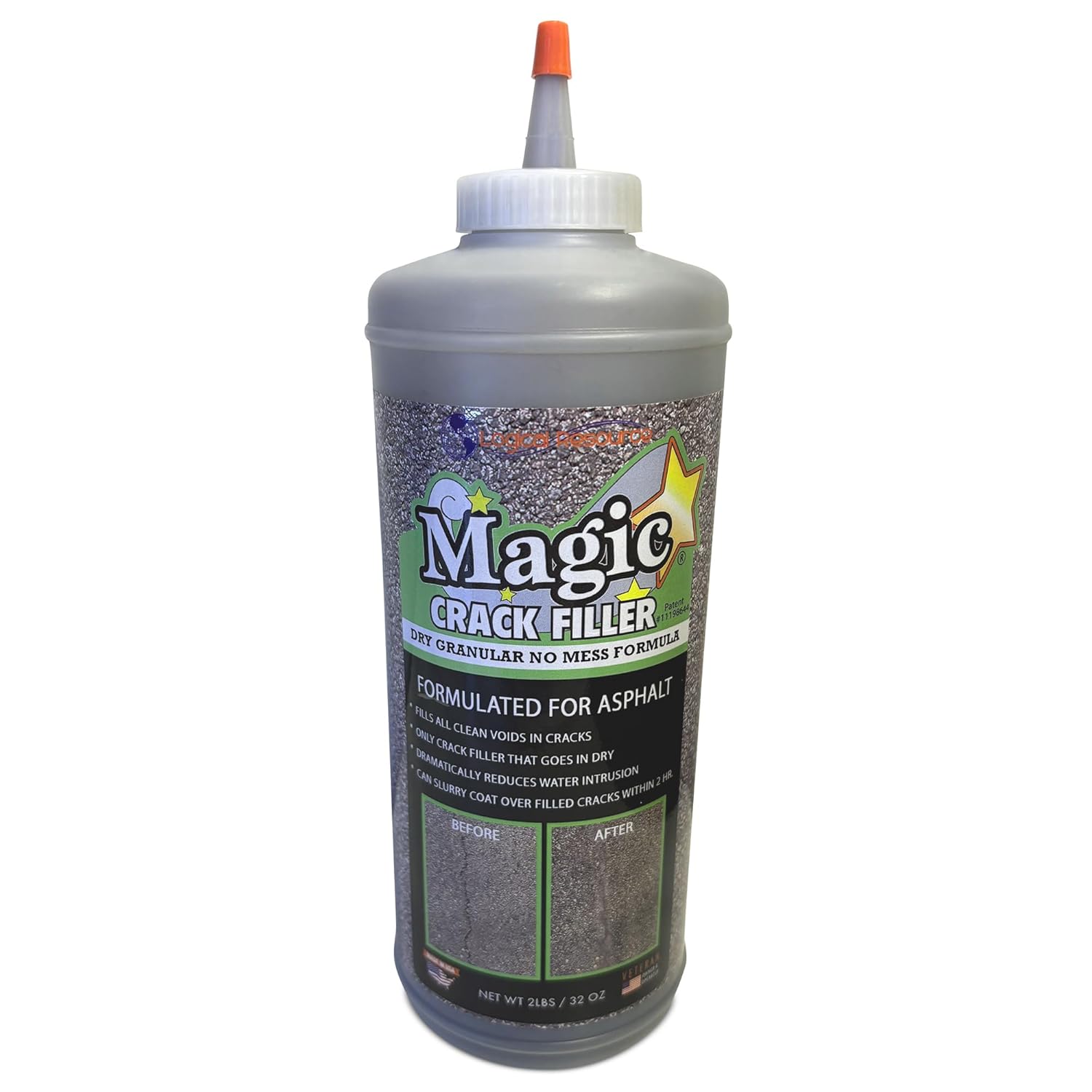 Magic Crack Filler for Asphalt Driveways - Easy DIY Solution