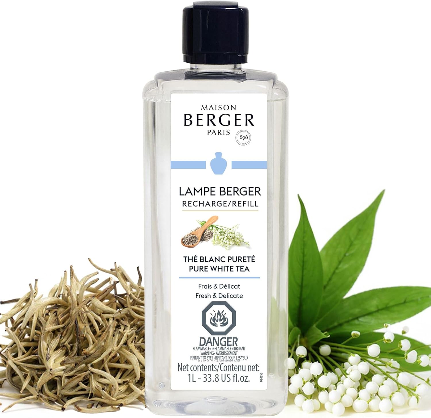 Pure White Tea Lampe Berger Fragrance Refill for Home Diffuser