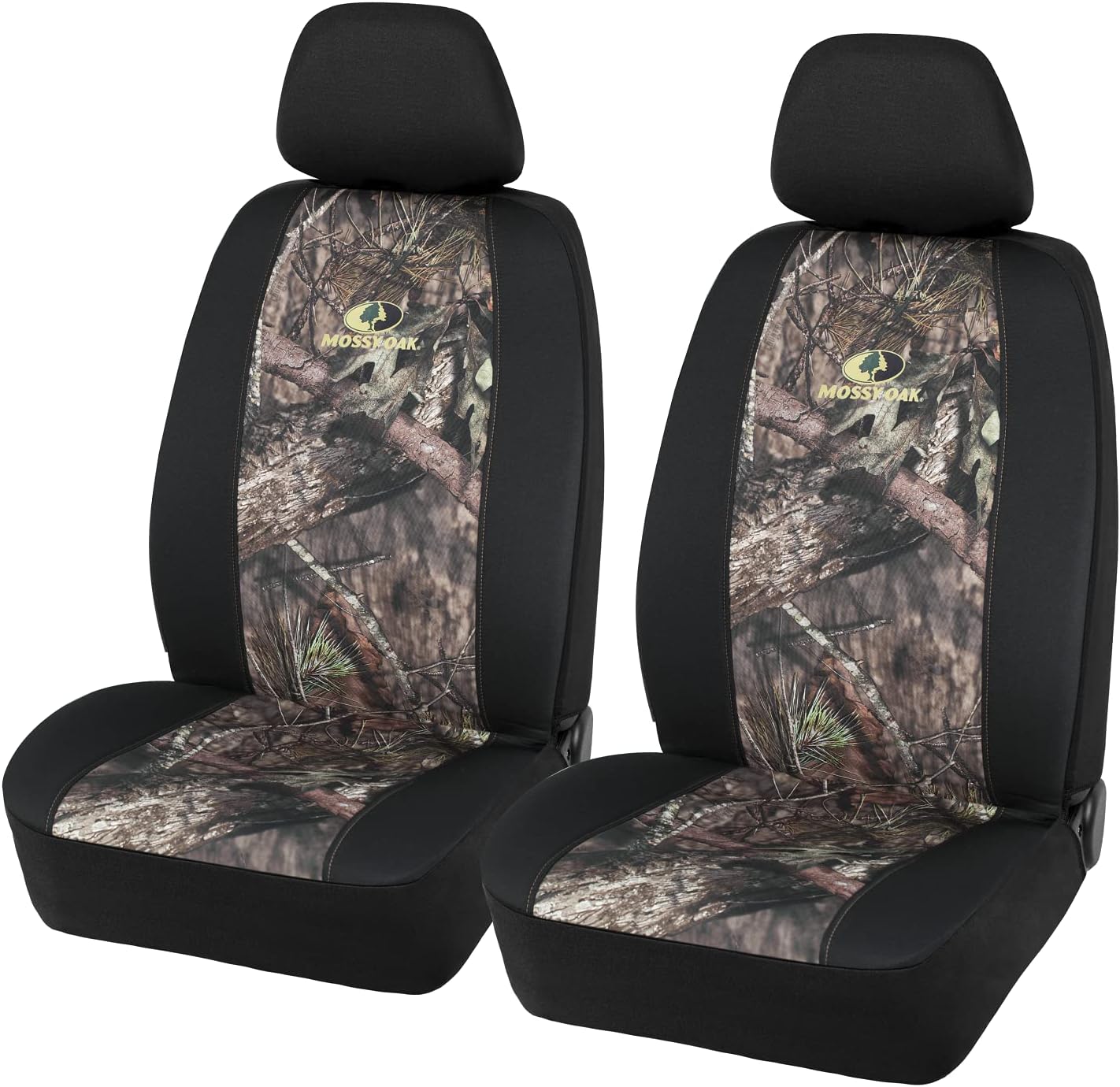 Mossy Oak Camo Seat Covers Low Back - Waterproof Oxford Fabric