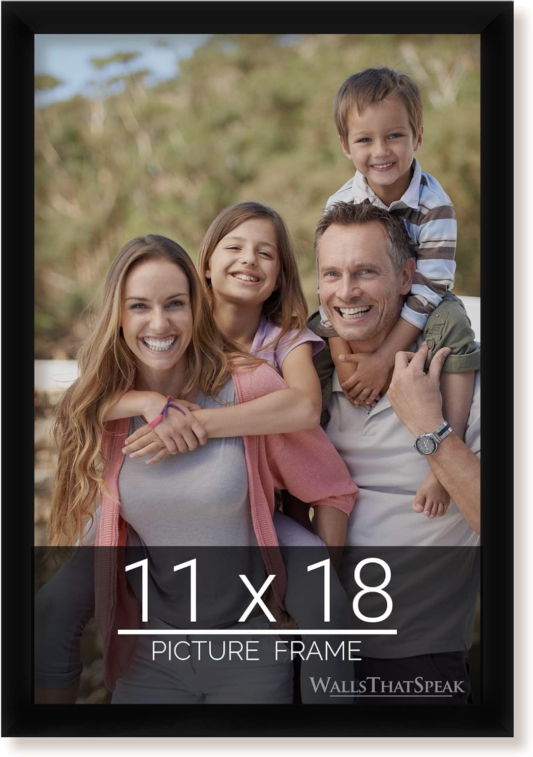 11x18 Black Picture Frame for Puzzles Posters Photos Artwork