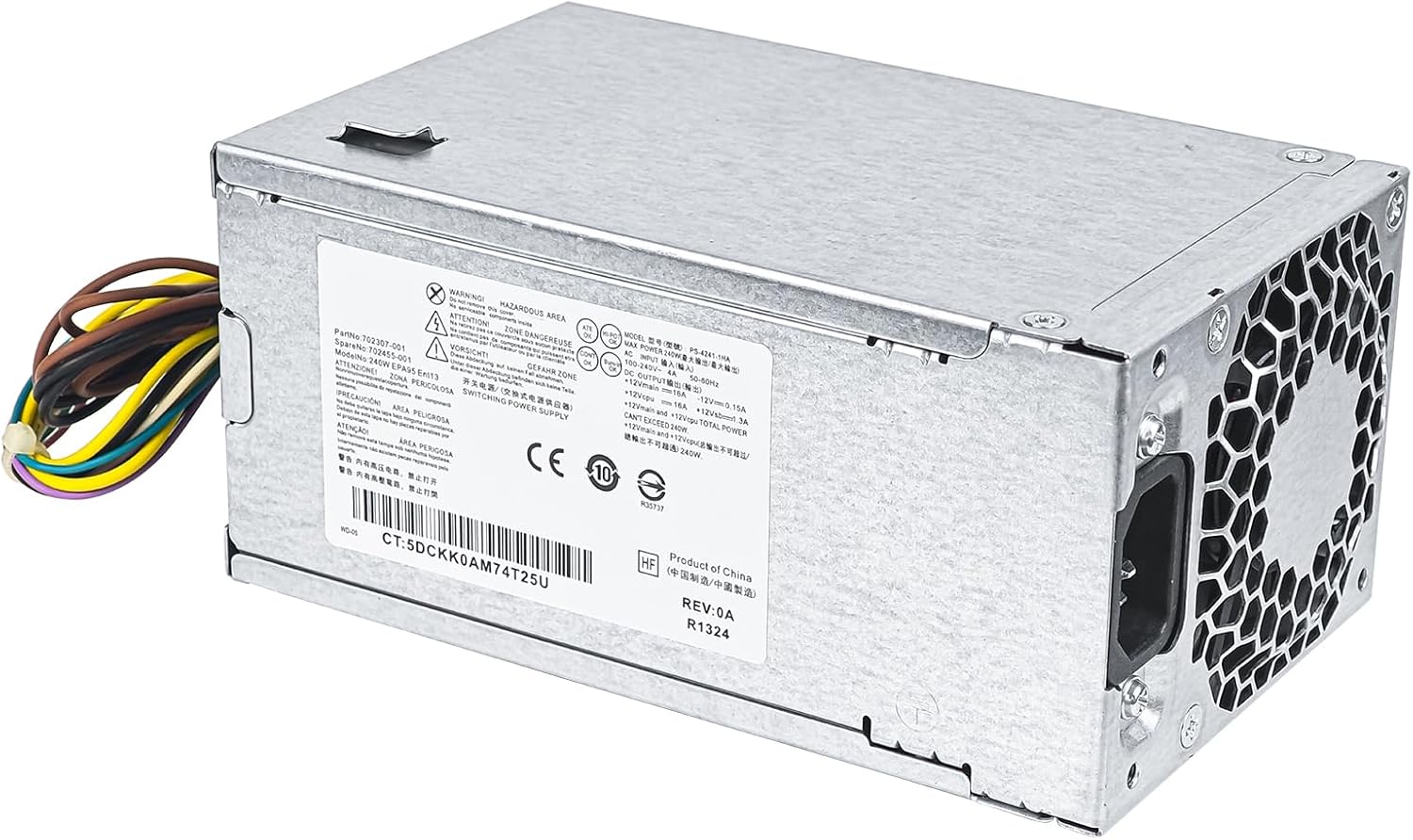 PS-4241-1HA 240W Power Supply for HP ProDesk G1 G2 SFF Models