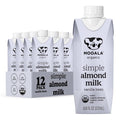 Organic Simple Almondmilk Vanilla Single Serve Cartons - Shelf Stable