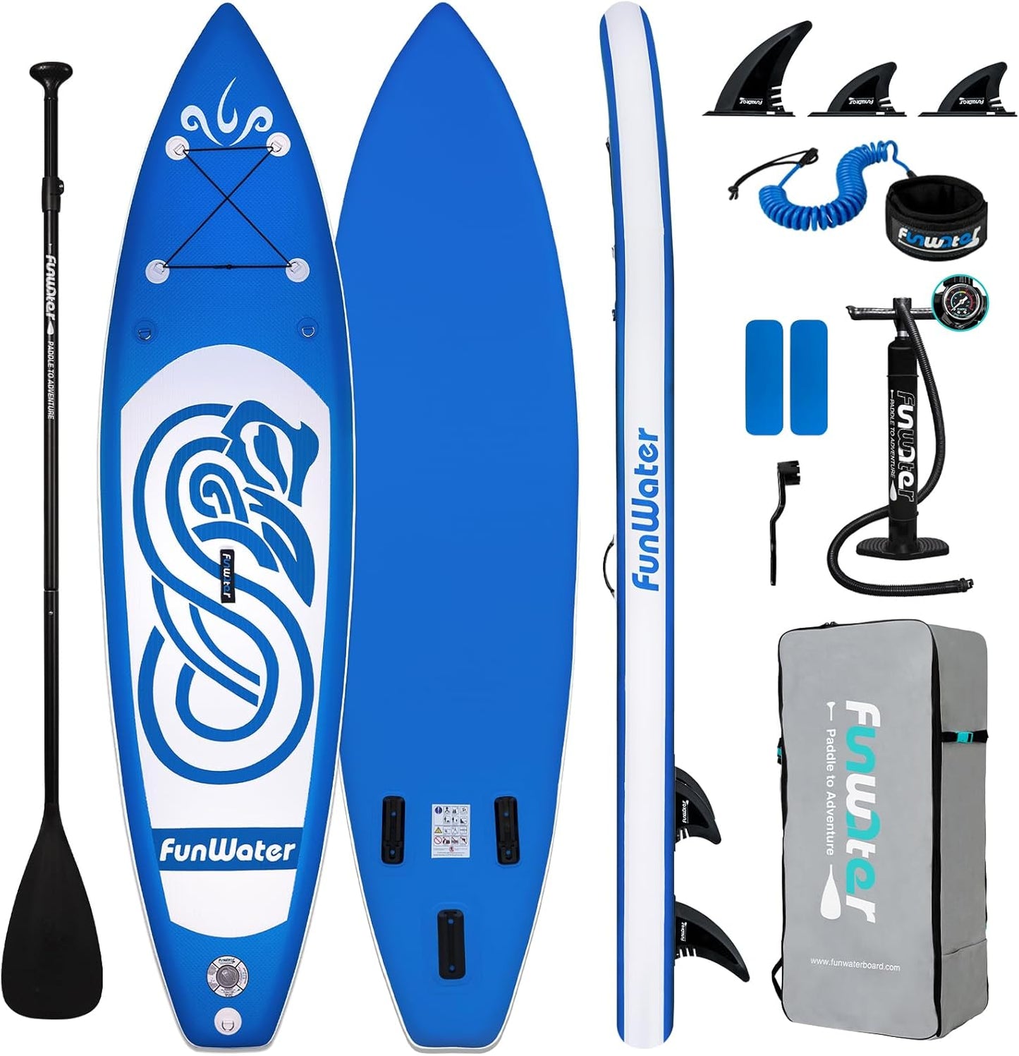 FunWater Inflatable Stand Up Paddle Board for All Skill Levels