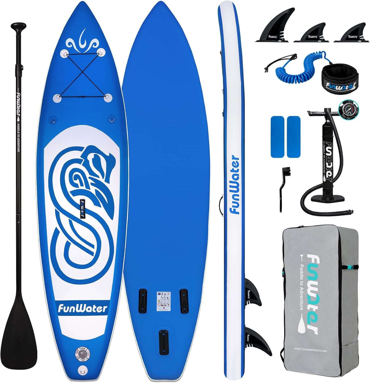 FunWater Inflatable Stand Up Paddle Board for All Skill Levels