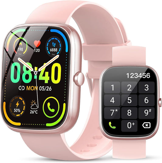 Smartwatch for Women: Call Answer, Fitness Tracker, 100+ Sports Modes, IP68 Waterproof