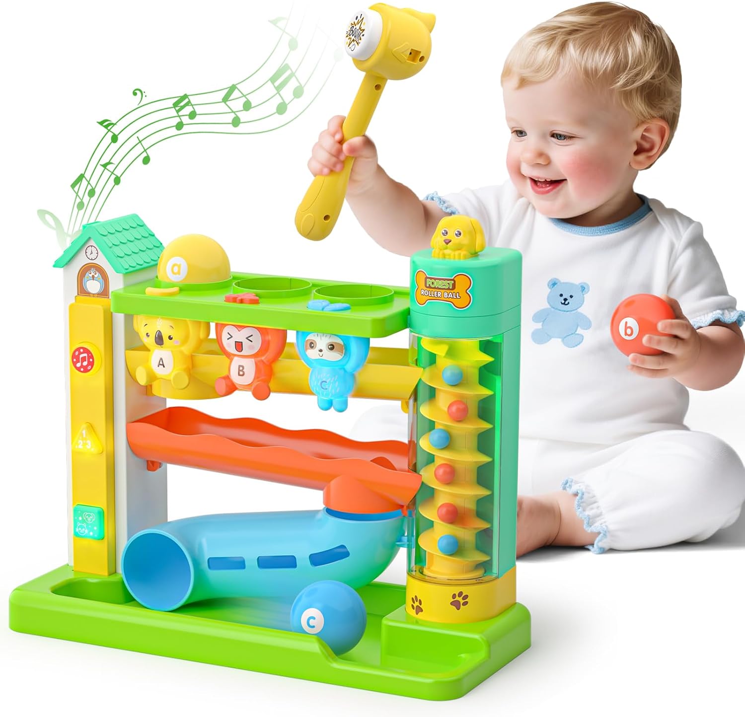 Pound A Ball Musical Toy for 1-2 Year Olds, Perfect Gift