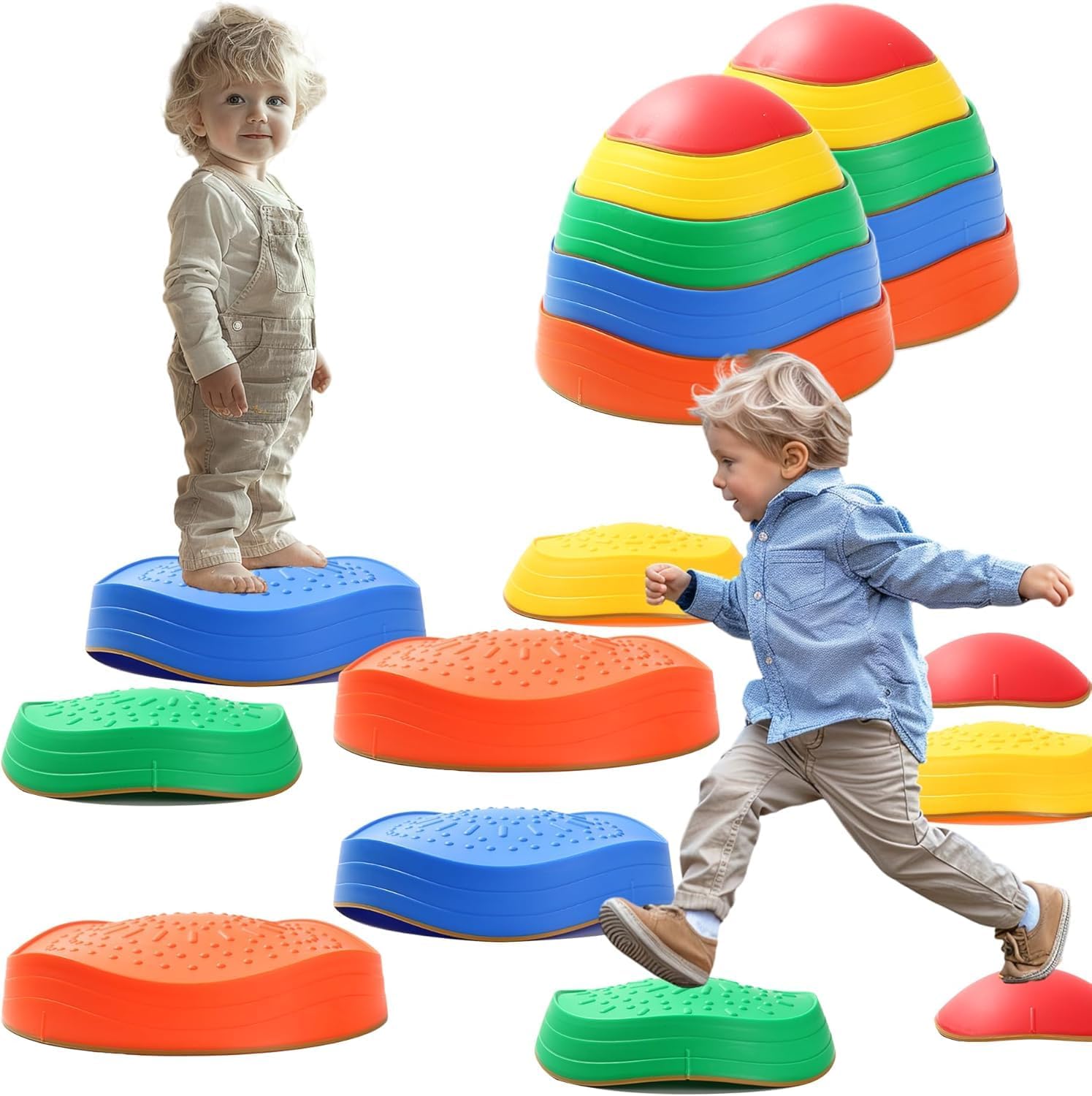 Makarci Stepping Stones for Kids - Fun Balance Coordination Toys
