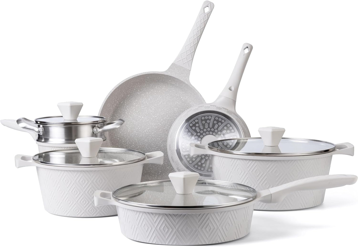 Non-Stick Cast Aluminum Cookware Set for Everyday Cooking