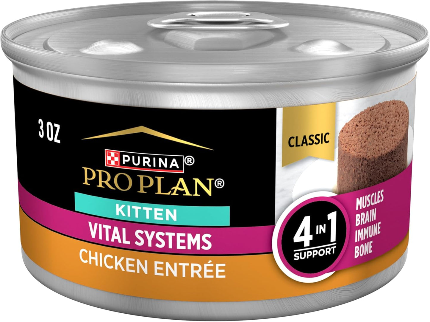 Purina Pro Plan Vital Systems Chicken Entree Wet Kitten Food