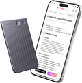 Plaud Note AI Voice Recorder Black with Case - Fast Transcribe