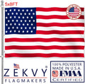American US Flag 5x8 Outdoor Made in USA - Double Sided Heavy Duty