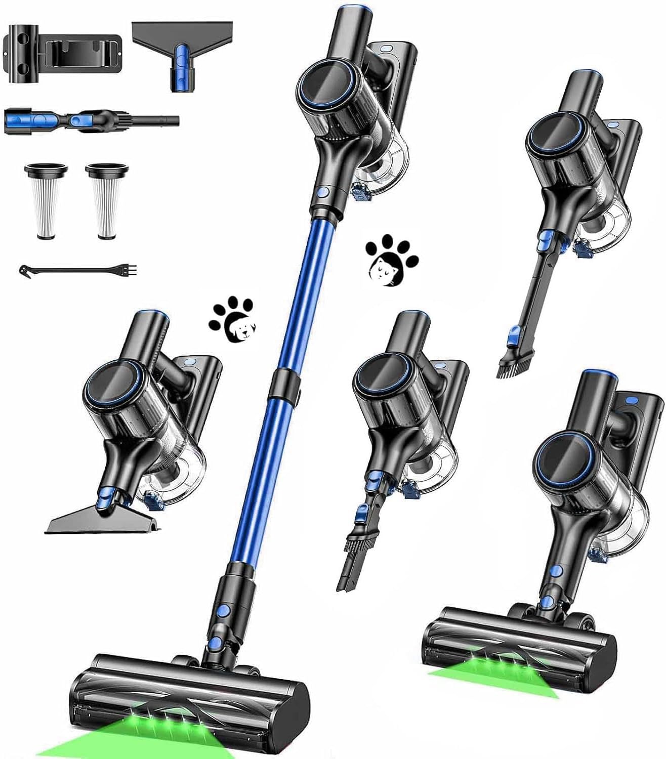 Cordless Vacuum Cleaner with 45KPA Suction for Home Use