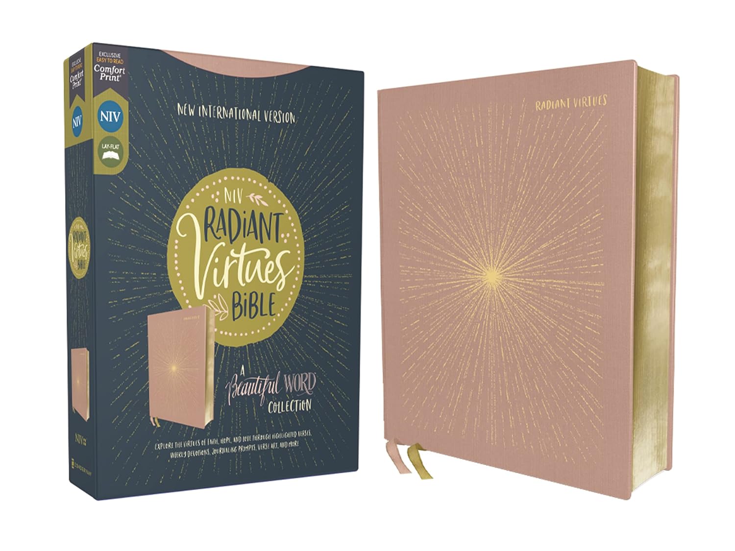 NIV Radiant Virtues Bible: Beautiful Word Collection in Pink