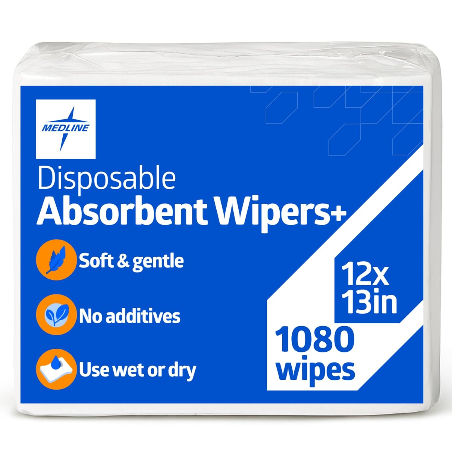 Medline Absorbent Wipers for Heavy Duty Cleaning Tasks
