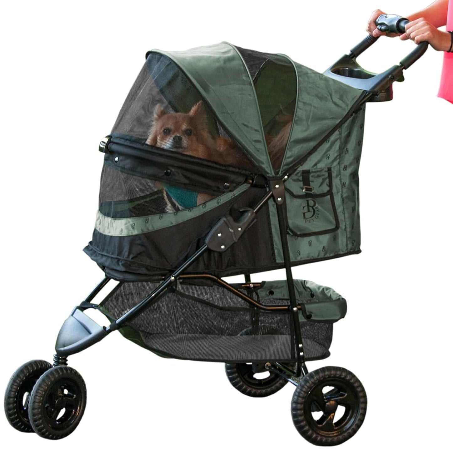 Pet Gear No-Zip Special Edition 3 Wheel Pet Stroller for Pets