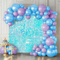 Shimmer Wall Backdrop Blue Sequin Panels 12pcs - Photo-Ready Sparkle