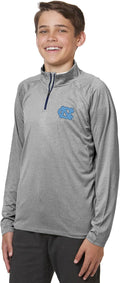 Little King Youth Boys North Carolina 1/4 Zip Pullover - Quick-Dry