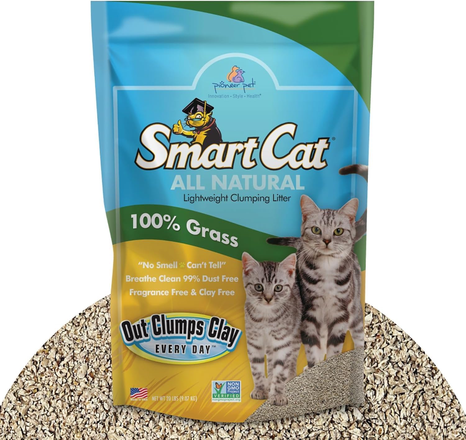 Chemical-Free Clumping Cat Litter - Unscented! - 5lb