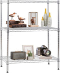 FDW 3 Tier Wire Shelving Unit 23L x 13W x 30H - Slim Heavy-Duty