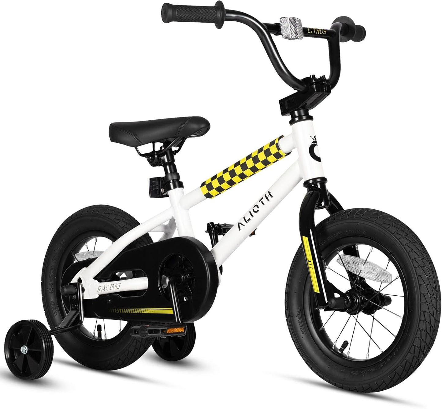 BMX Style Kids Bike for Toddlers 12 14 16 Inches with Training Wheels