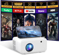 Mini Projector with WiFi and Bluetooth - Portable 1080p Home Cinema
