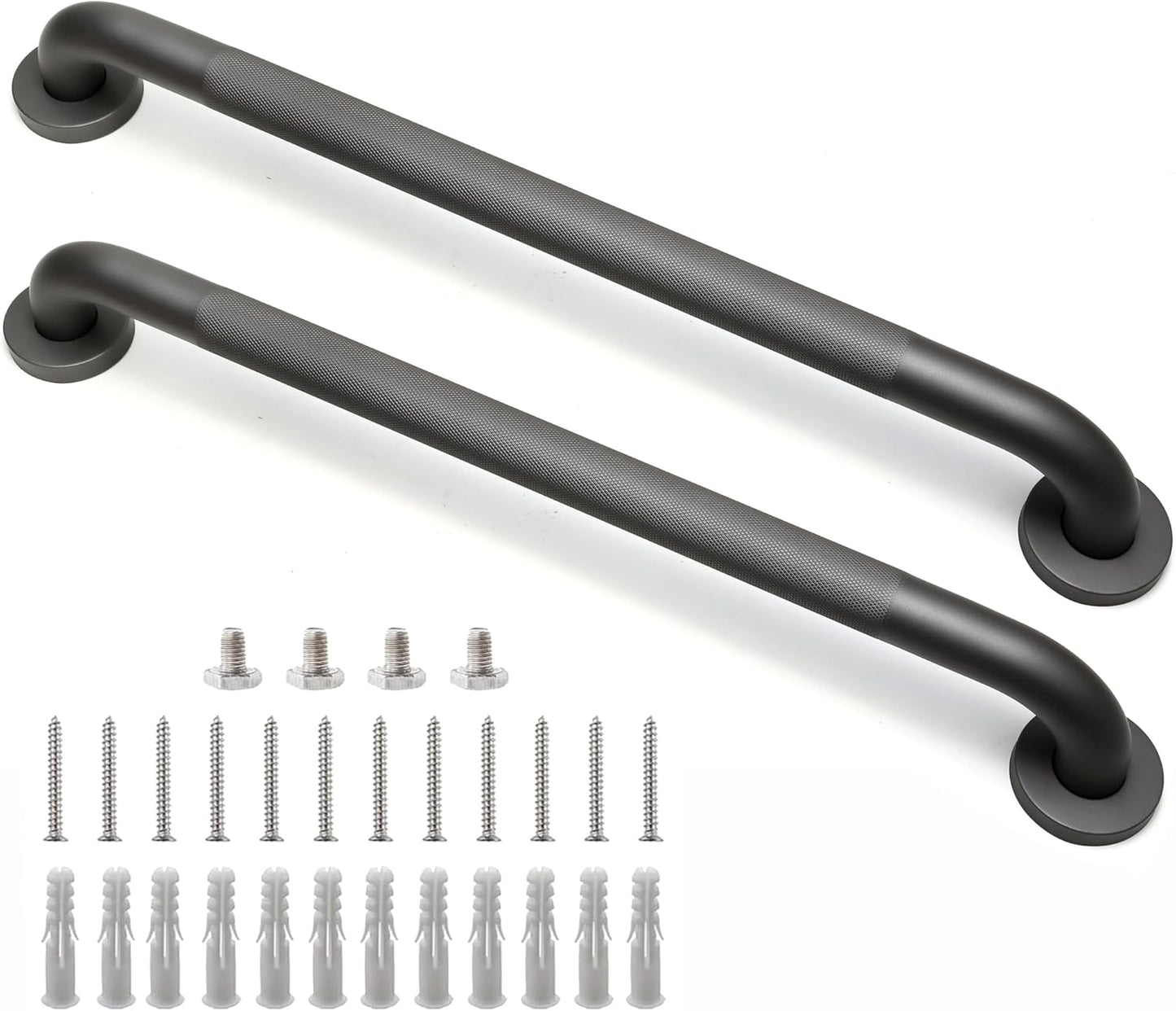 24 Inch Shower Grab Bar Set for Safety in Bathroom and Beyond
