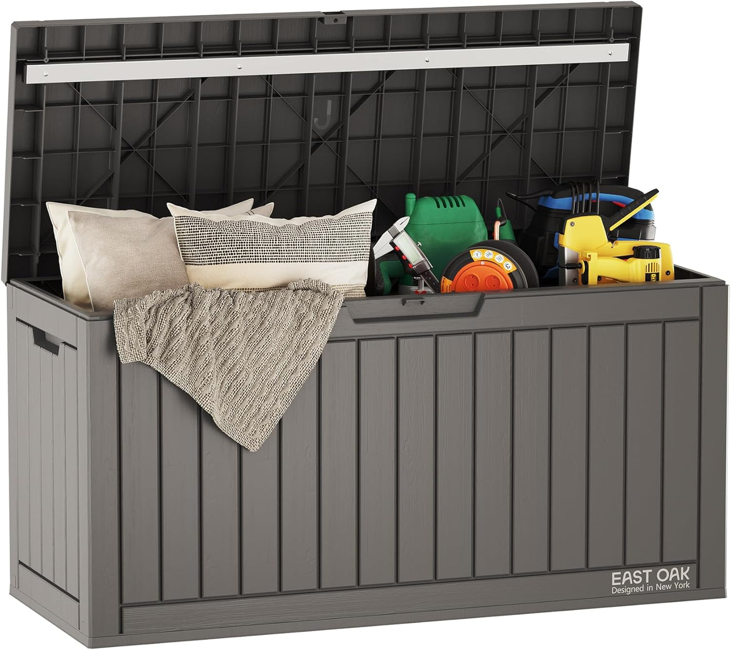 EAST OAK Outdoor Storage Box for Cushions and Tools - 60 Gallon