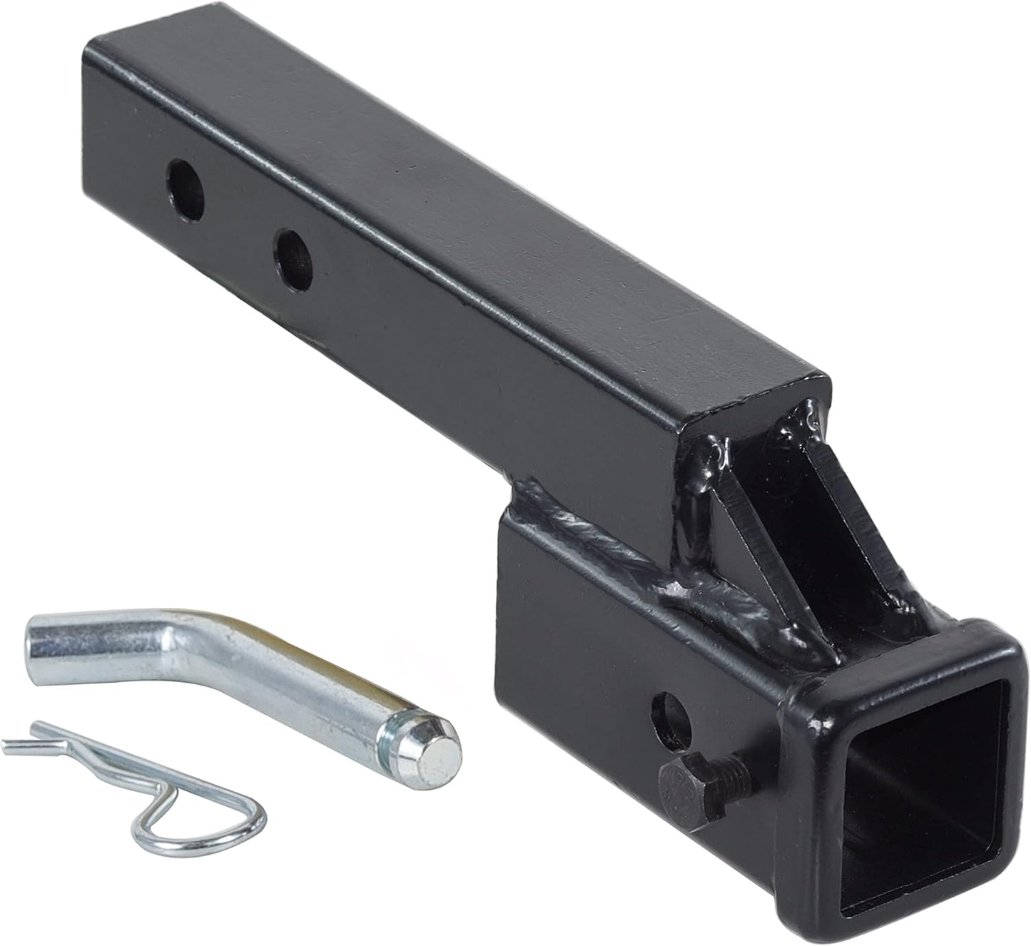 864121 Trailer Hitch Riser for 2 Inch Receiver with Solid Shank