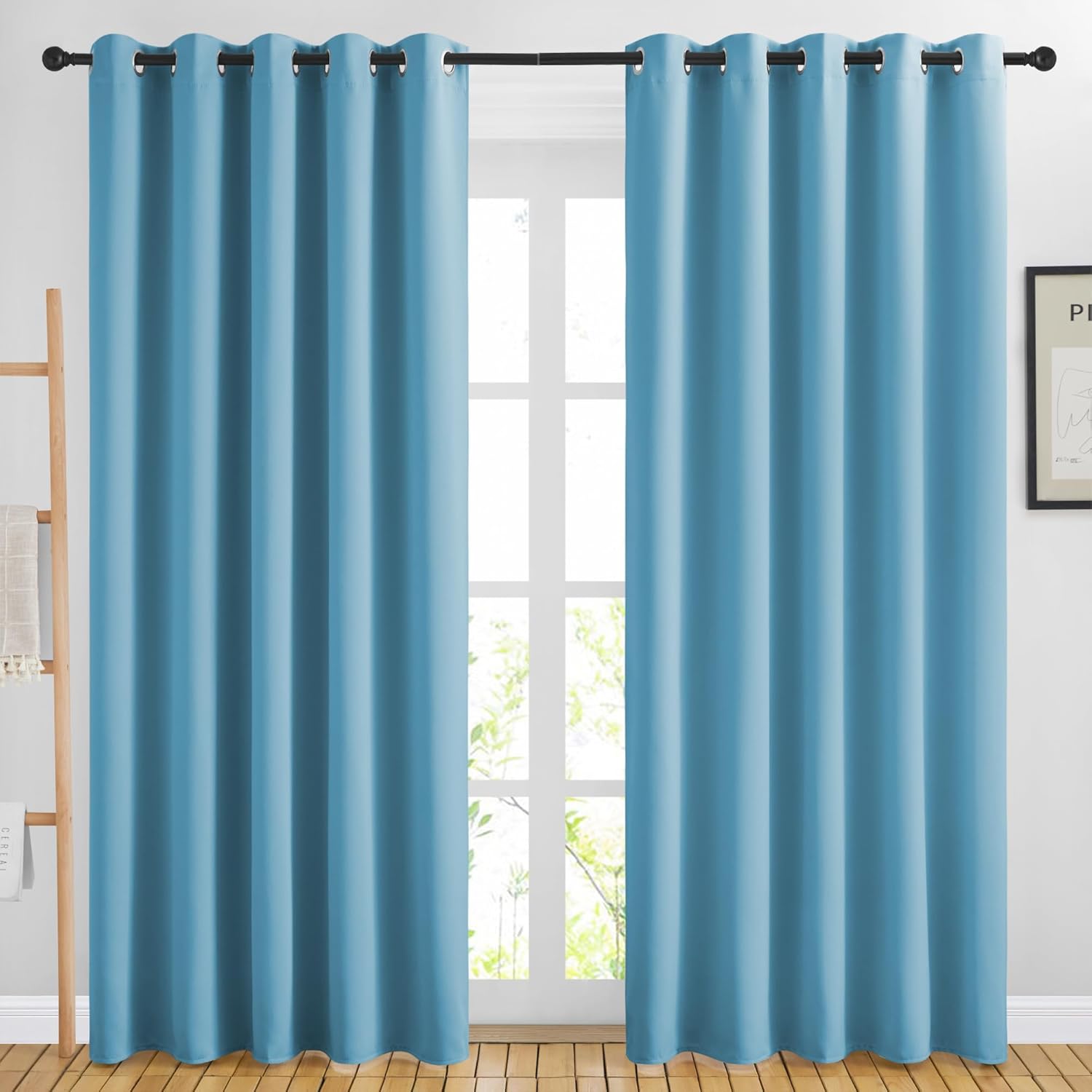 NICETOWN Room Darkening Curtains for Living Room - Elegant Design