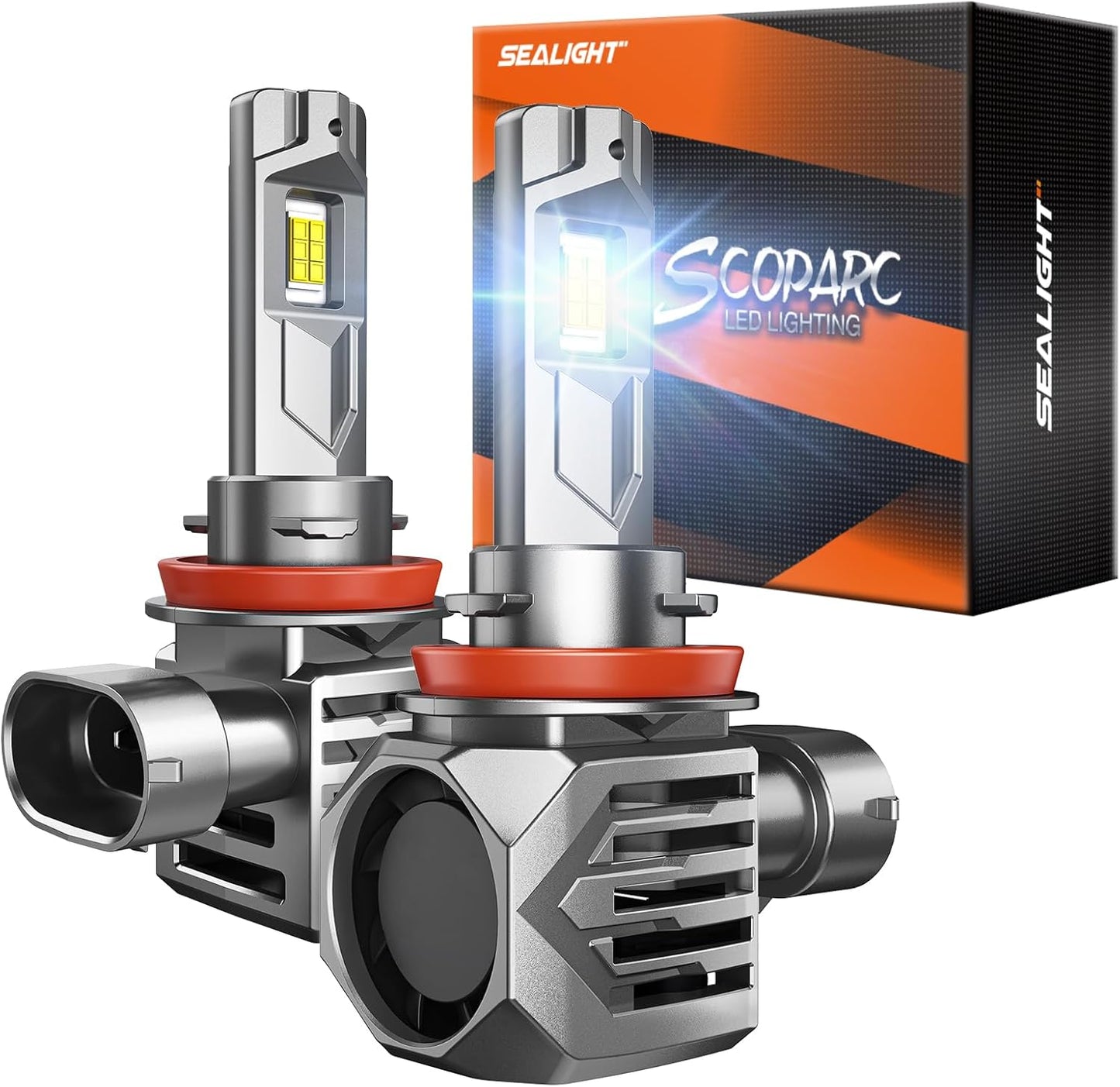SEALIGHT H11 Bulbs Brightest 60000LM for Safe Night Driving
