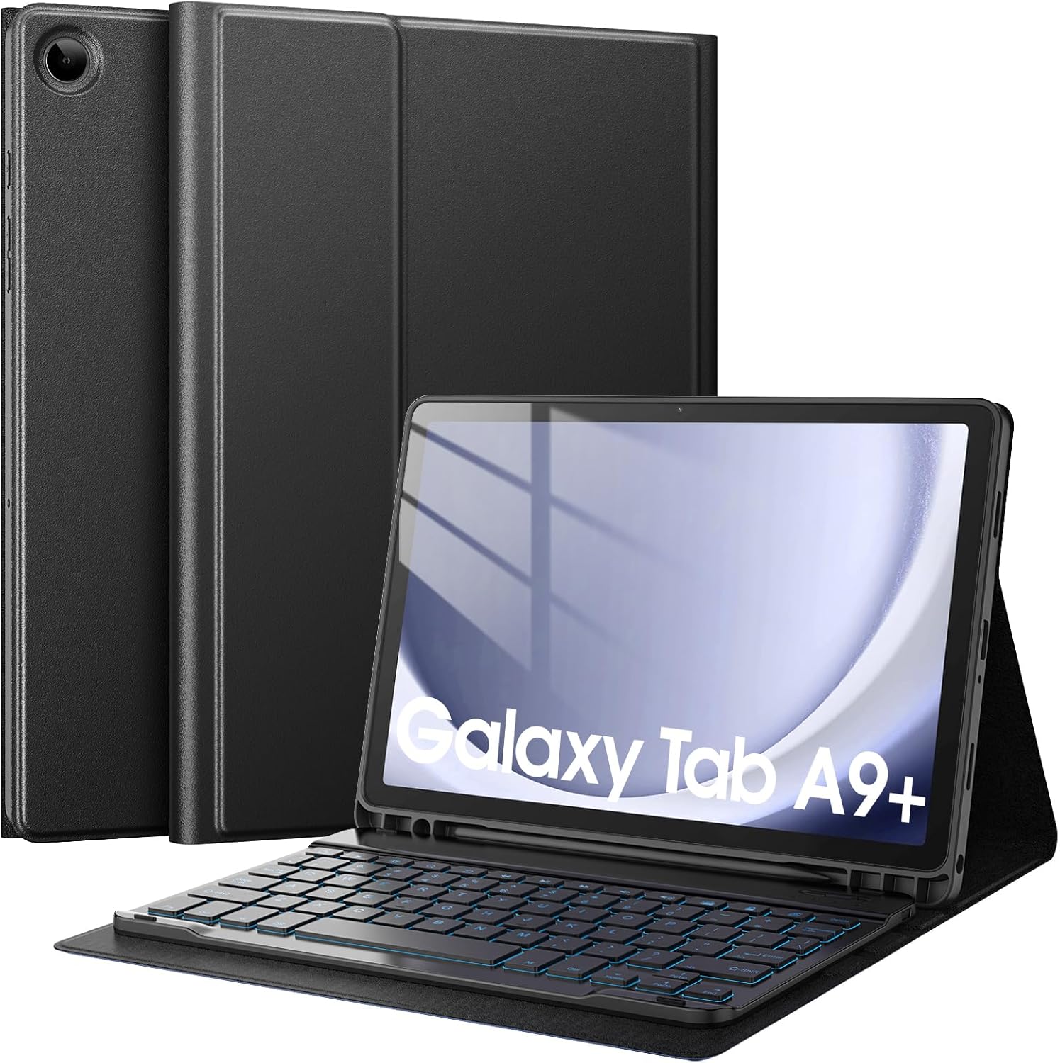 TiMOVO Keyboard Case for Galaxy Tab A9 Plus 2023 - Black