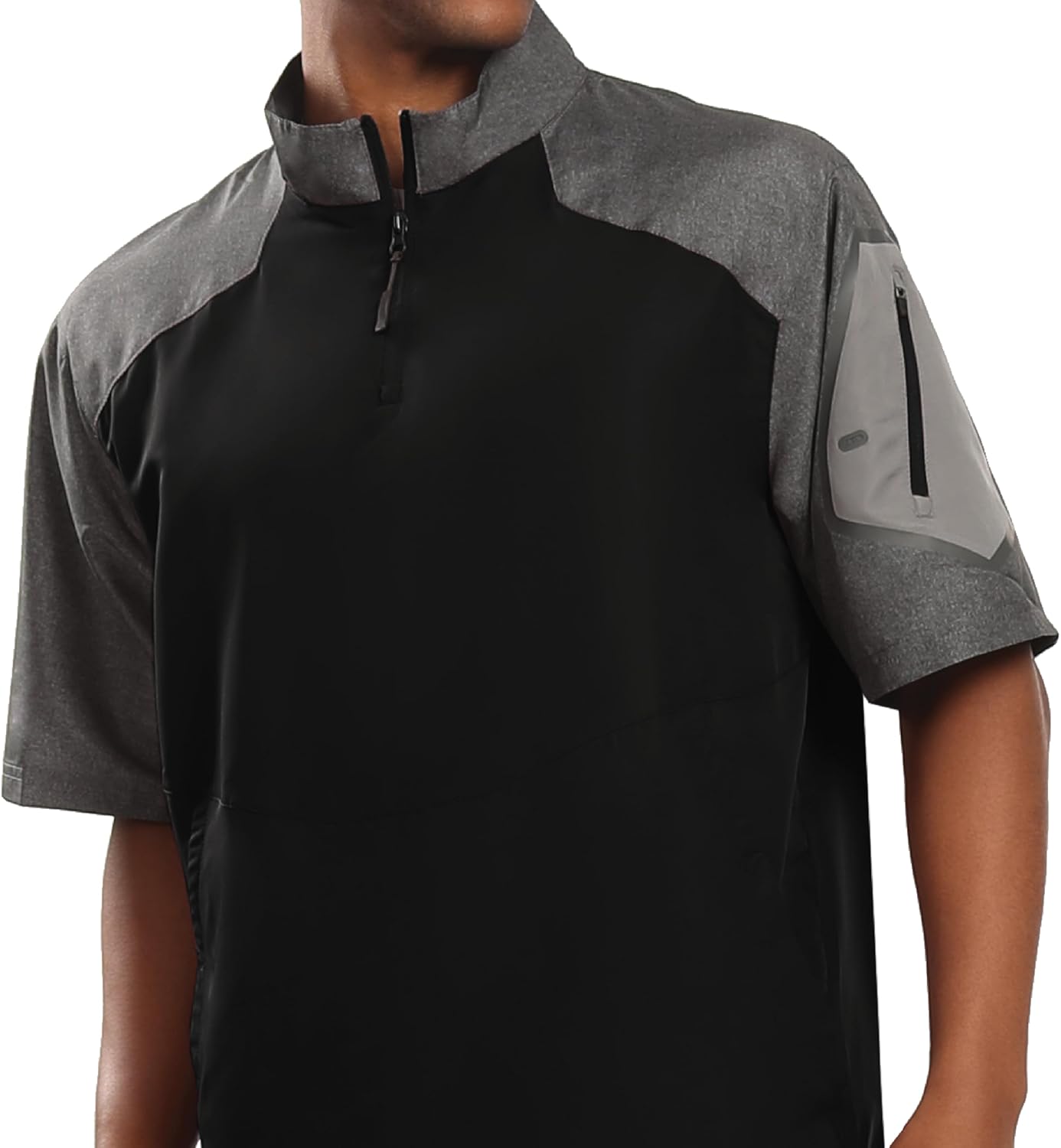 Holloway Raider Pullover Cage Jacket - Weather-Resistant Athletic Wear