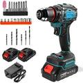 Cordless Drills Set 21V Power Drill Kit - Compact 28-Piece