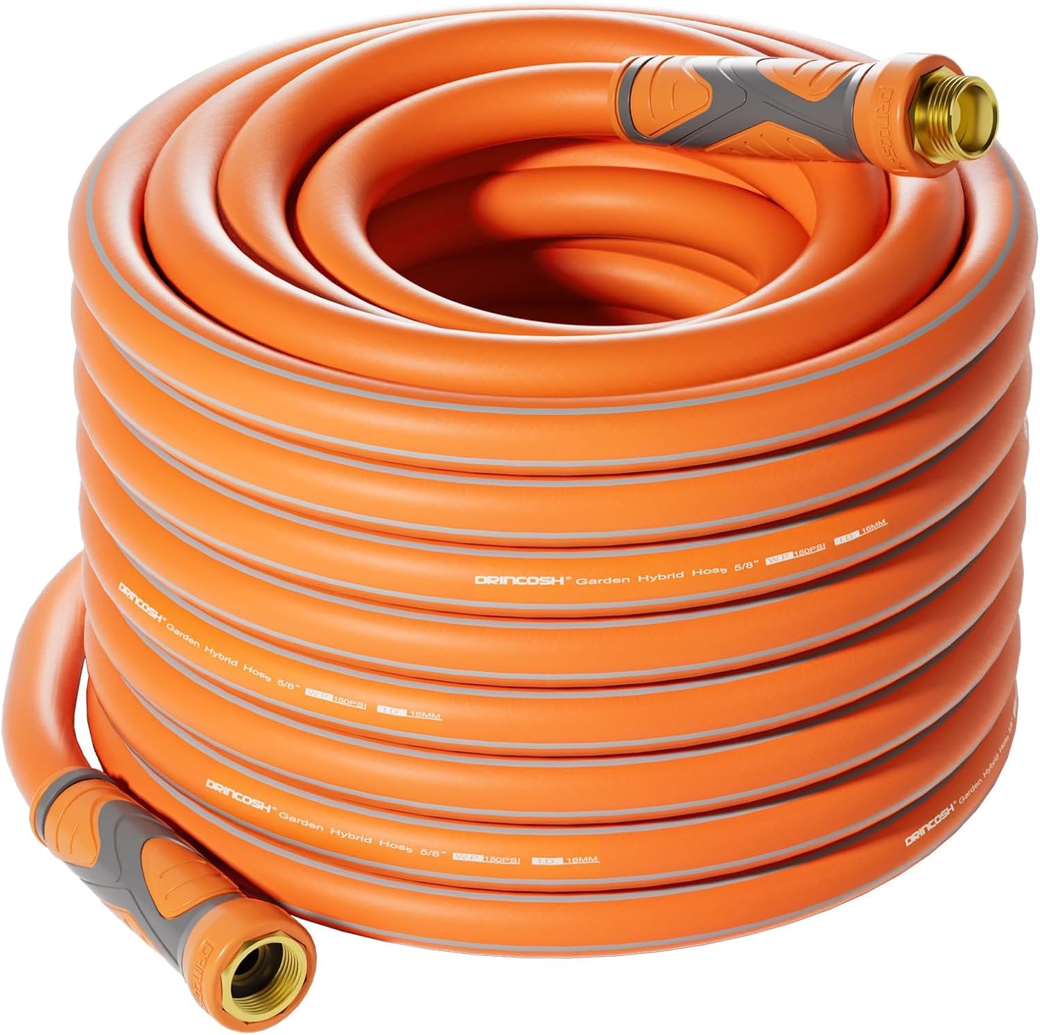 Heavy Duty 75 ft Garden Hose with Flexible Design and Swivel Handle