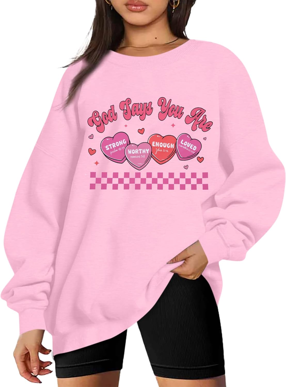 DUTUT Love Heart Women's Valentines Sweatshirt