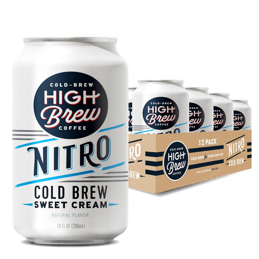 Nitro Sweet Cream Cold Brew, On-The-Go Energy Boost!