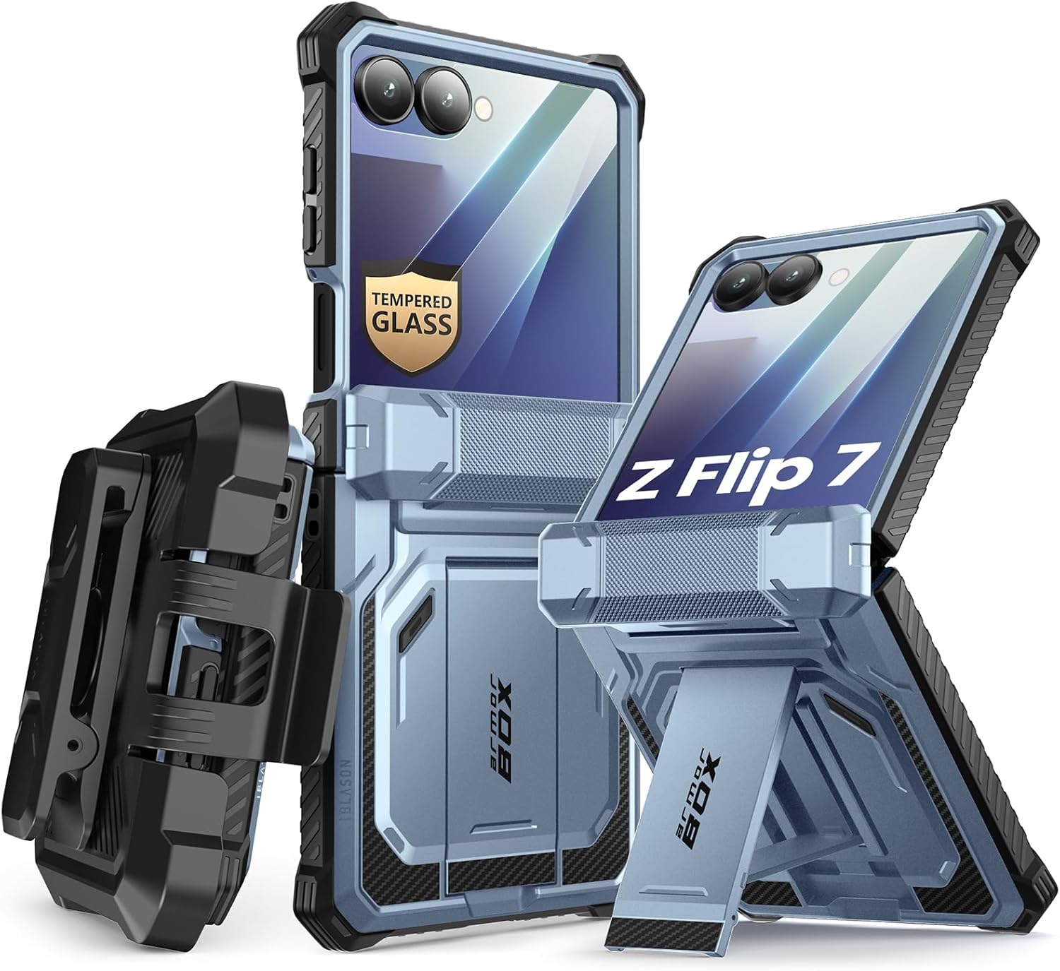 i-Blason Samsung Galaxy Z Flip 7 Case with Stand and Protection