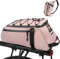 Rear Bike Rack Bag 8L Pannier for Commuter Bikes - Versatile Carrying