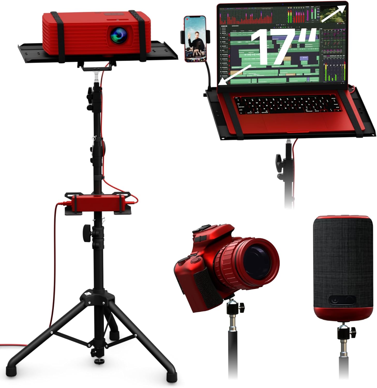 Adjustable Tripod Stand - Perfect for DJ & Movies!
