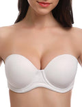 Wingslove Women's Strapless Full Figure Bra Red Carpet - Multiway
