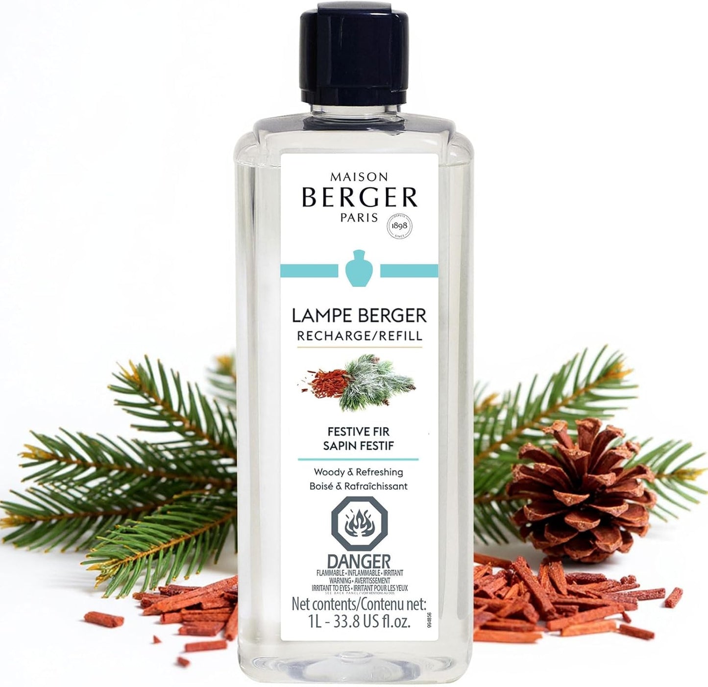 Festive Fir Lampe Berger Fragrance Refill for Home Ambiance