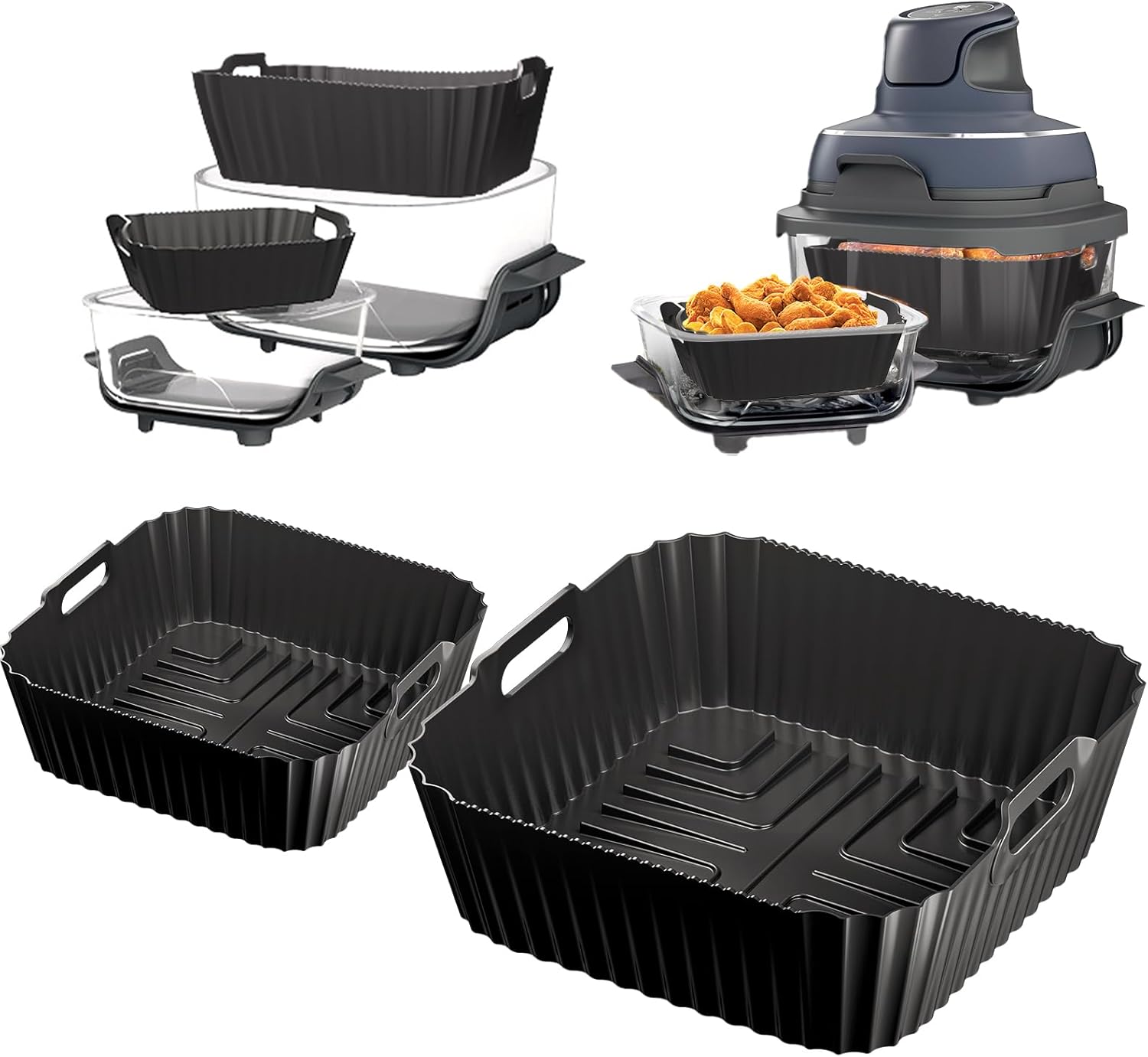 Silicone Air Fryer Liners: Reusable, Crispier Results!