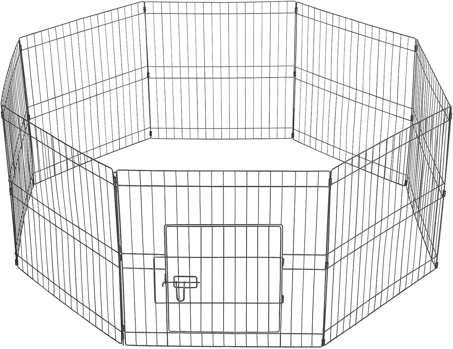 24 Inch Heavy Duty Foldable Dog Pen for Indoor and Outdoor Use