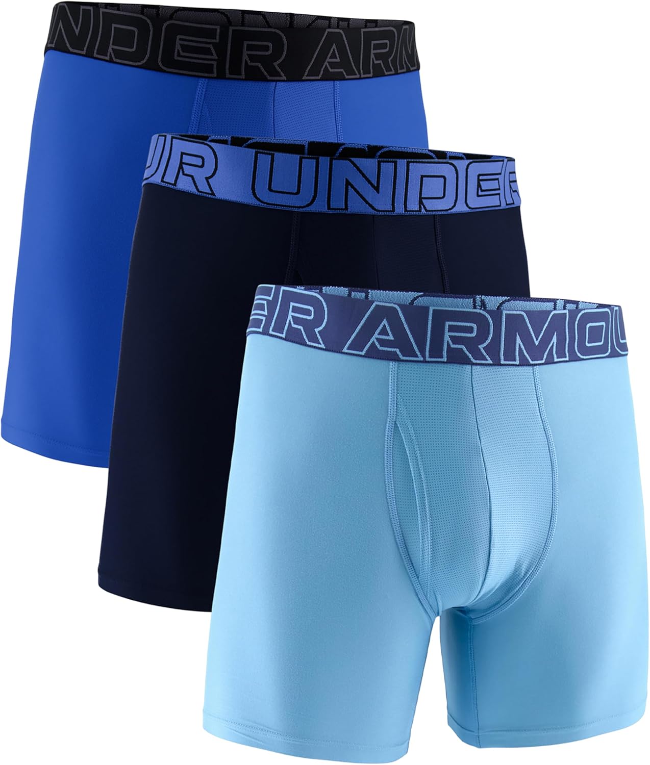 Under Armour Men's Multi-Pack Tech Boxer Briefs for All-Day Comfort