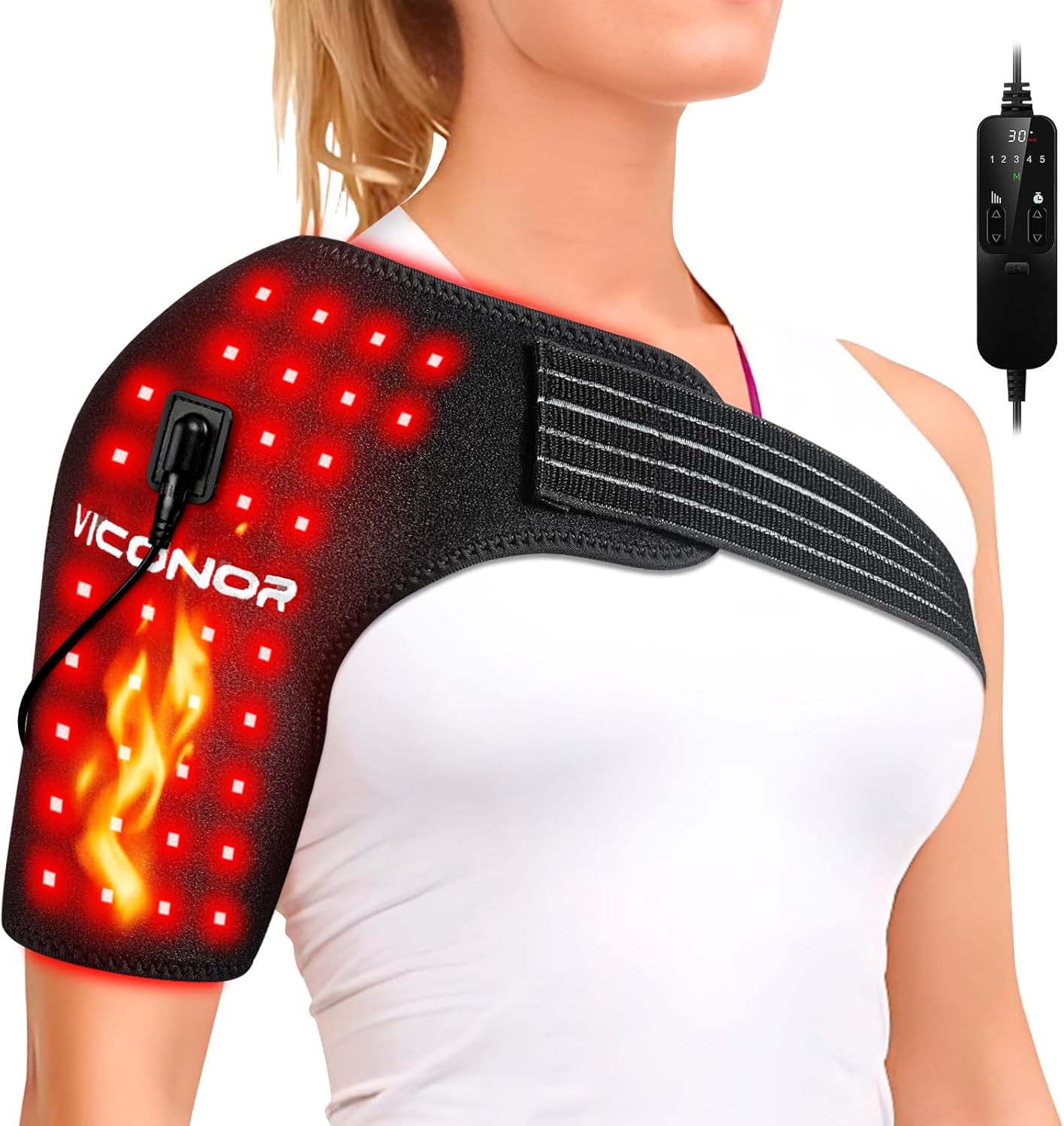 Viconor Red Light Shoulder Wrap - Pain Relief & Healing