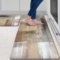 Kitchen Anti Fatigue Mats Set of 2 - Comfortable Non Slip Floor Mats