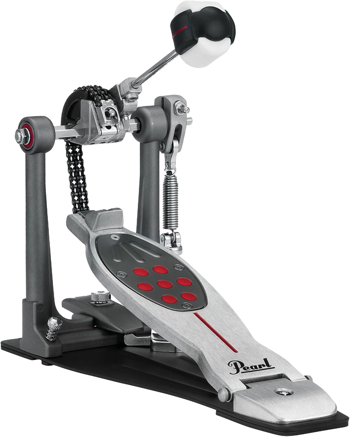 Pearl Bass Drum Pedal with Interchangeable Cam System for Precision