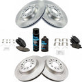 Front and Rear Brake Pad & Rotor Kit Compatible with Buick Enclave