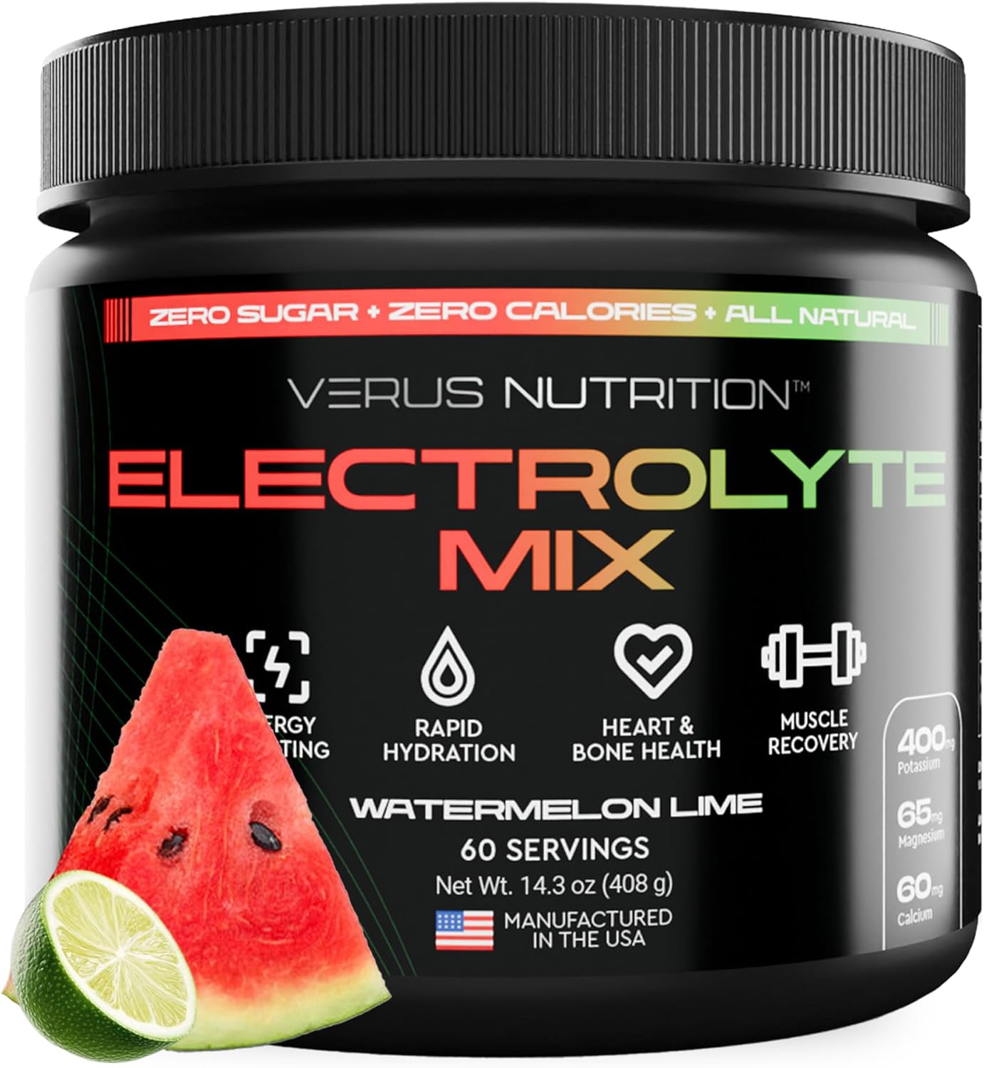 Electrolytes Powder for Hydration - Sugar Free & Zero Calorie